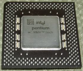 MMX-Pentium 233MHz 表面