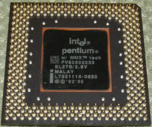 MMX-Pentium 233MHz 裏面